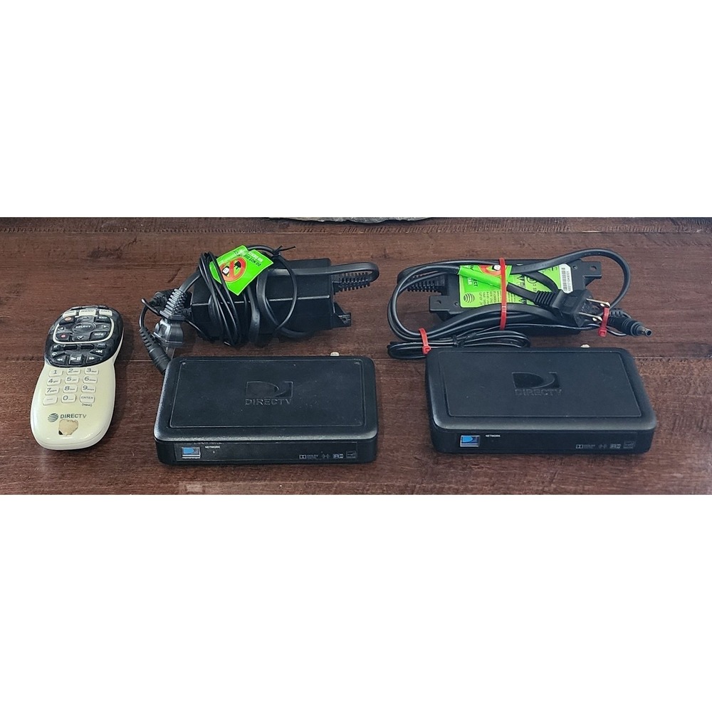 DirectTV C41-100 Advanced Whole Home Client Receiver Lot of 2 with Remote RC65X